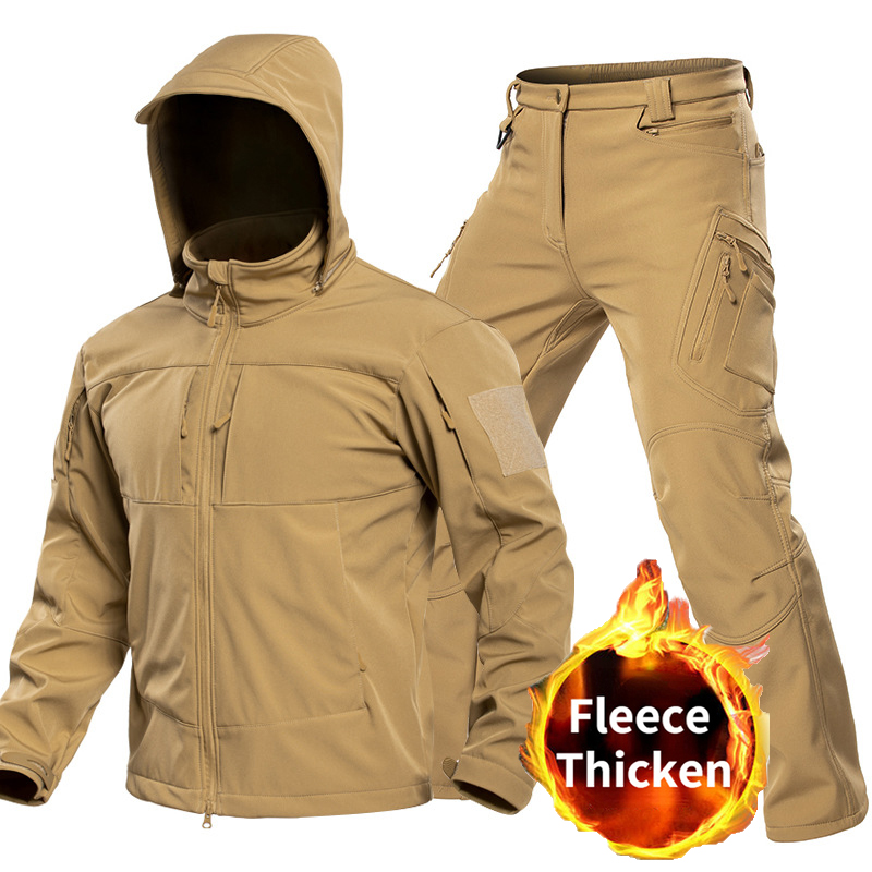 Outdoor Adventure Trips - Completo Tattico Softshell da Uomo per