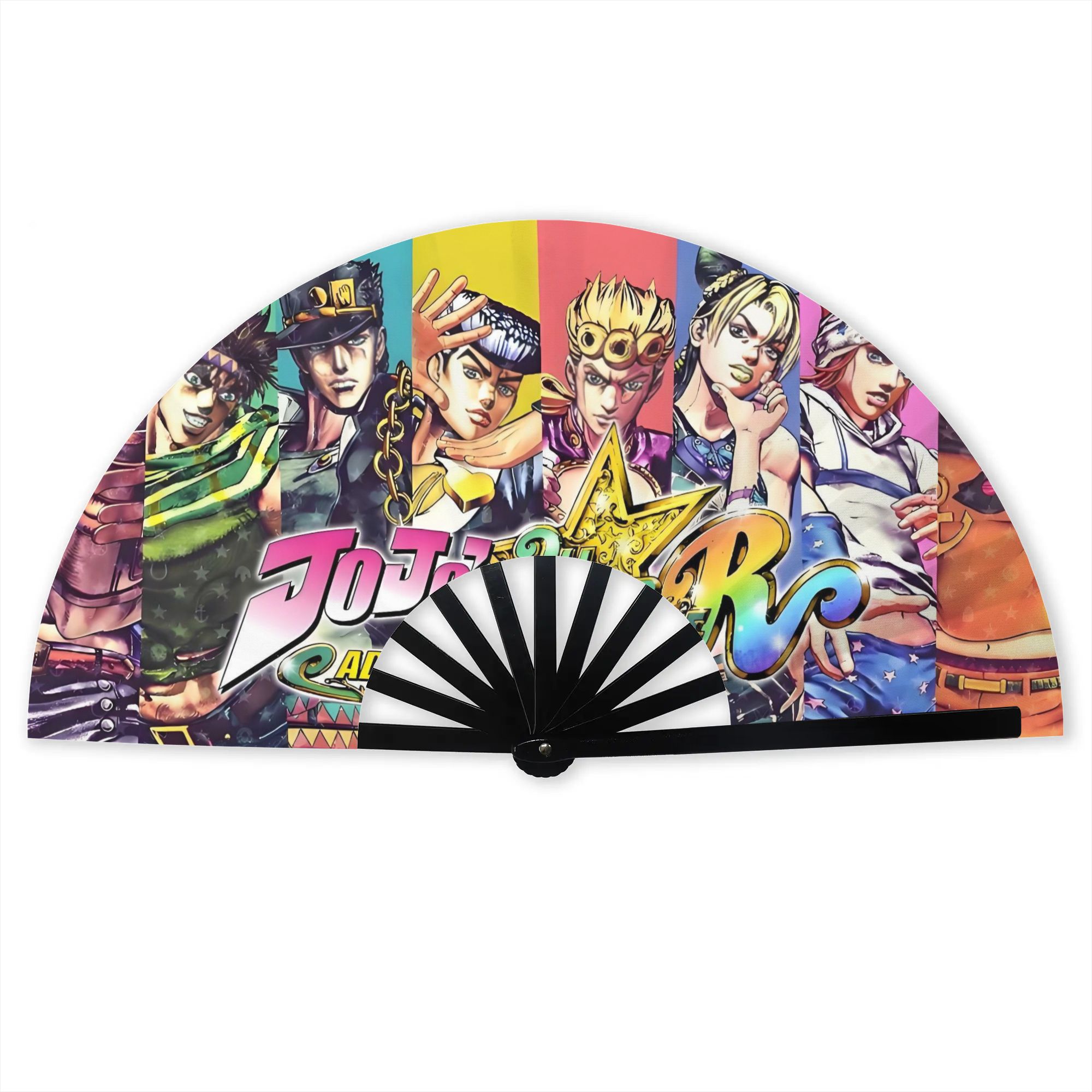 Outdoor Adventure Japan - Ventaglio Portatile Pieghevole Manga Giapponese JoJo's