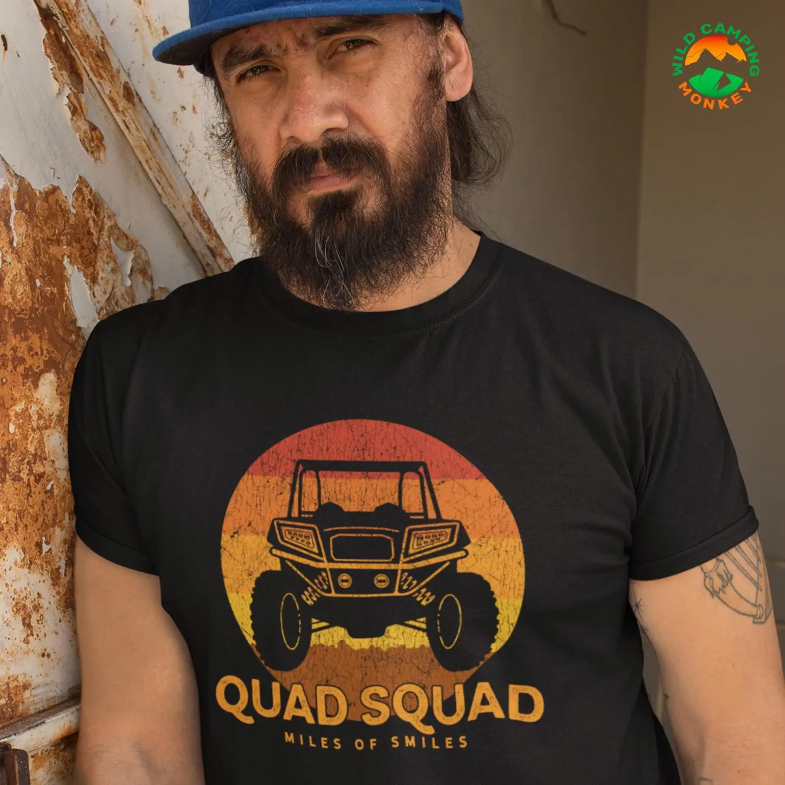 Outdoor Adventure Utv - Maglietta Quad Squad UTV ATV Effetto