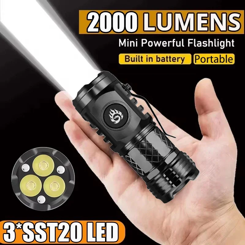 Outdoor Adventure Trips - Torcia Tattica ad Alta Potenza 3LED