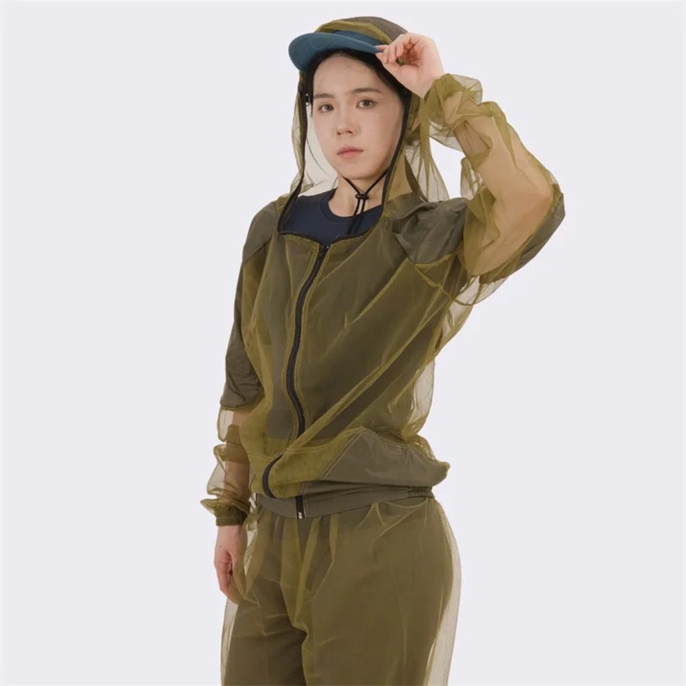 Outdoor Adventure Clothing - Abbigliamento Traspirante Anti-Zanzare per Campeggio all'Aperto,