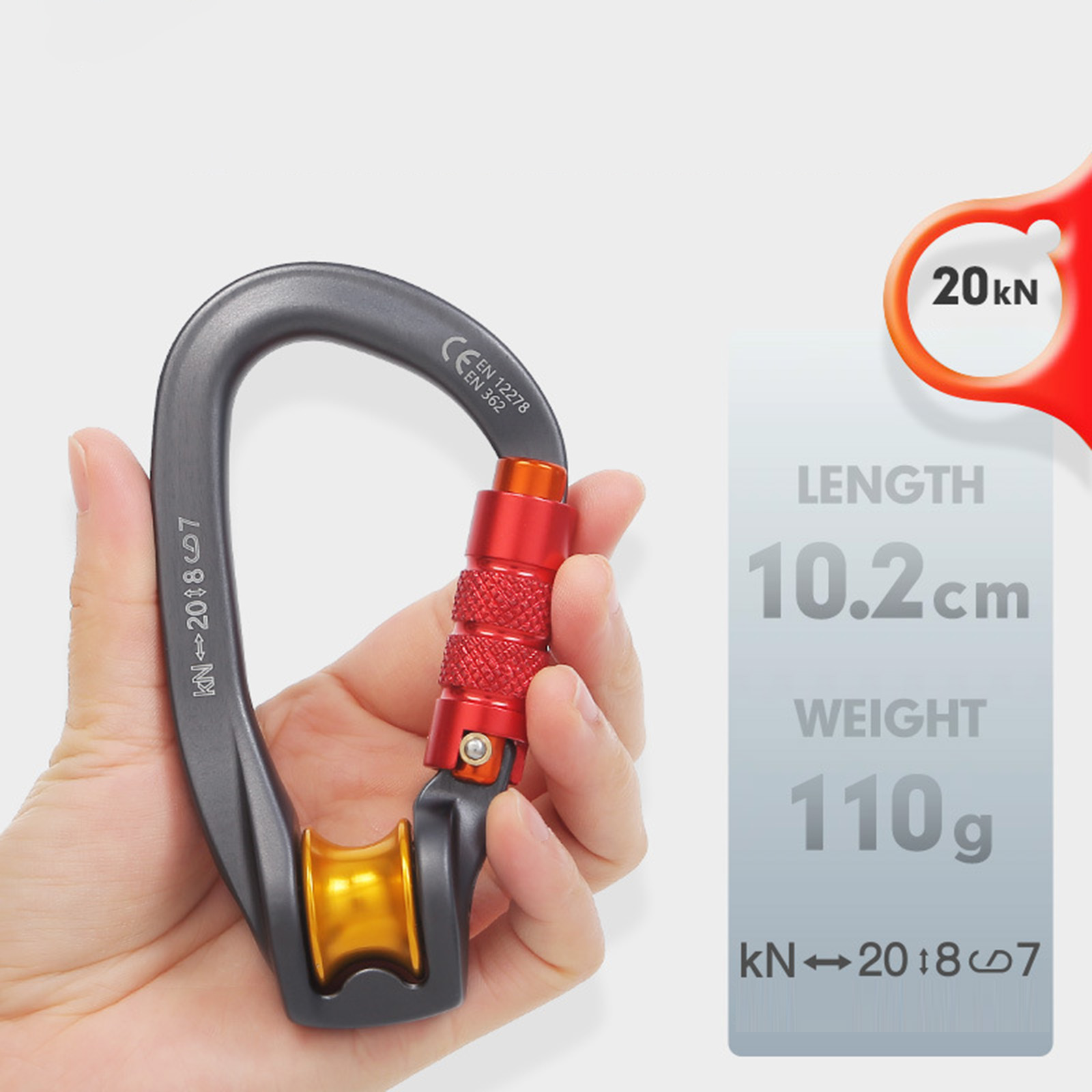 Moschettone di bloccaggio attr - Carabiner Locking D recensione e prezzo