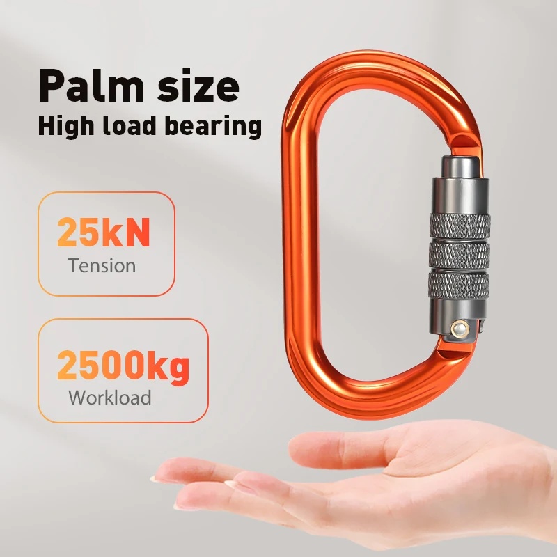 Moschettone con Blocco a Vite  - Carabiner Locking D recensione e prezzo