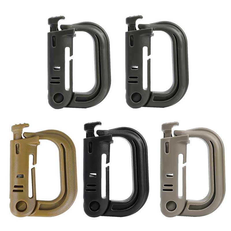 5PCS Grimloc Molle Moschettone - Carabiner Locking D recensione e prezzo