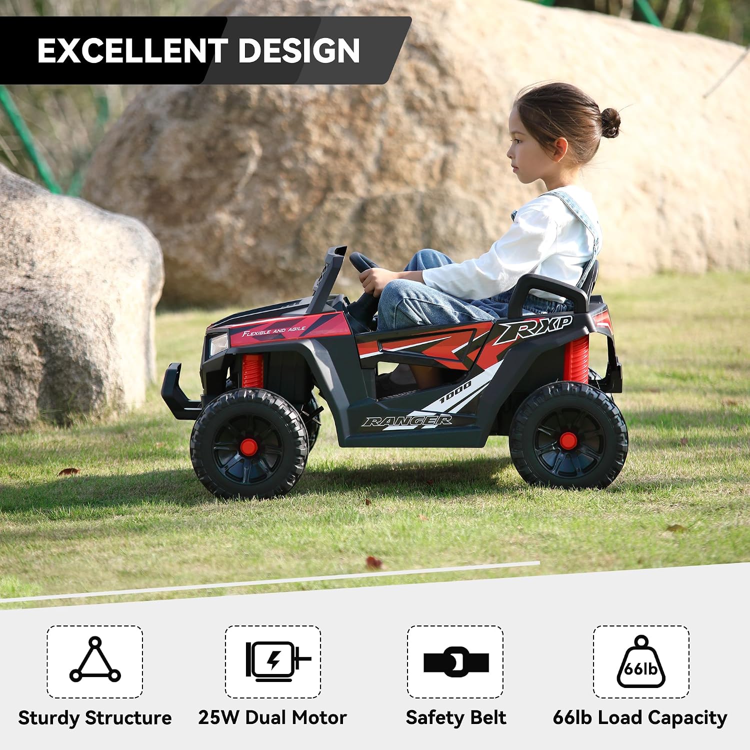 Auto Elettrica per Bambini a 4 - Outdoor Adventure Utv recensione e prezzo