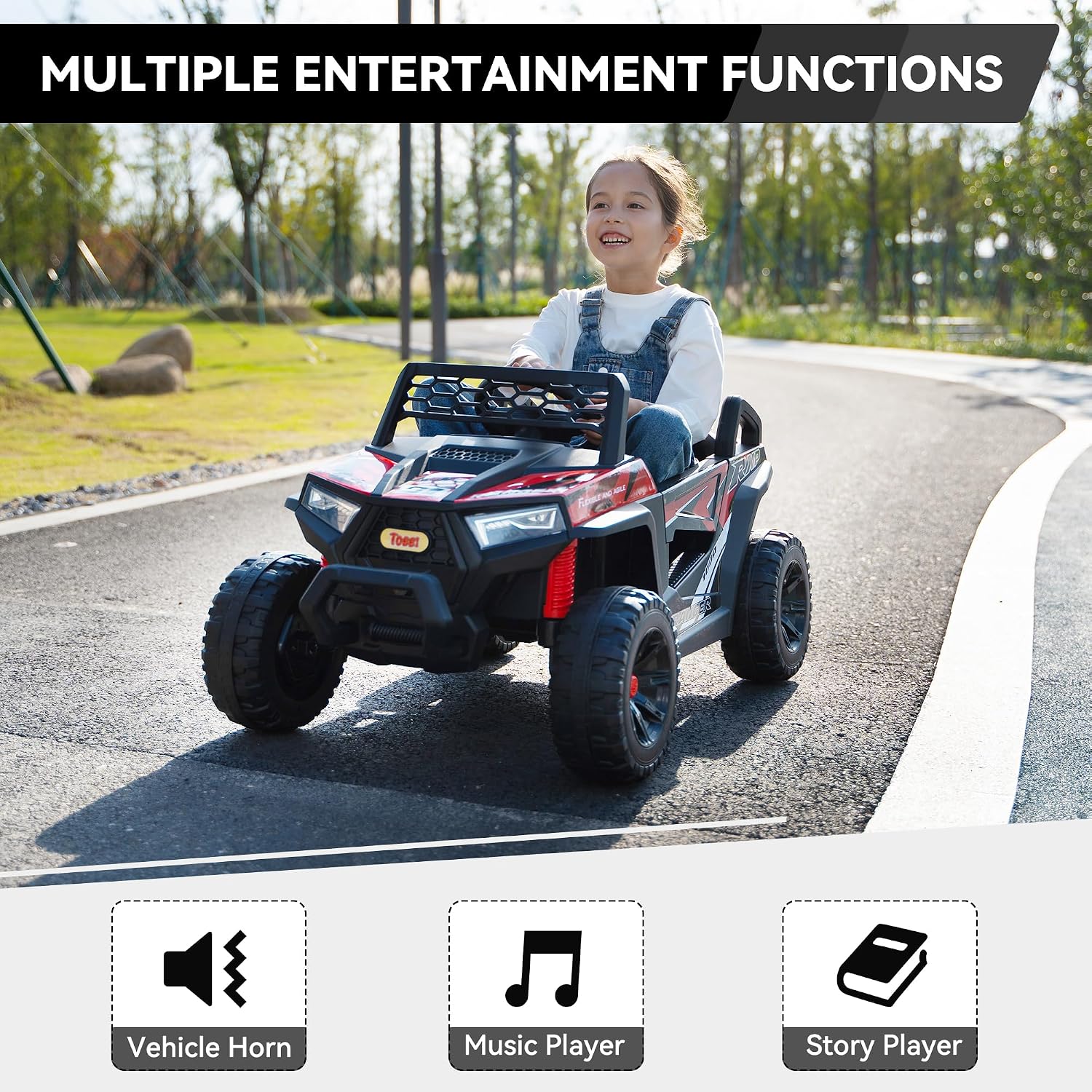 Auto Elettrica per Bambini a 4 - Outdoor Adventure Utv recensione e prezzo